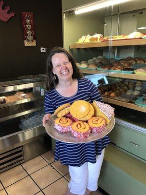 Delicious selection of traditional Mexican breads and sweets! You can't buy just one!