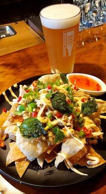 Thai nachos yum;0