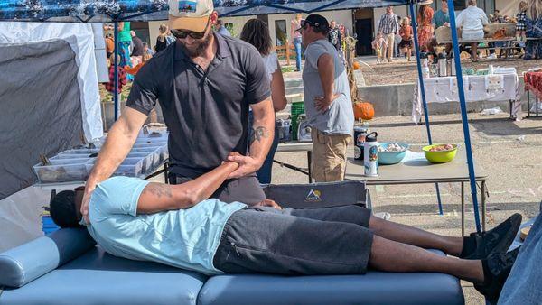 Myofascial Release at the Harvest Festival 2024!