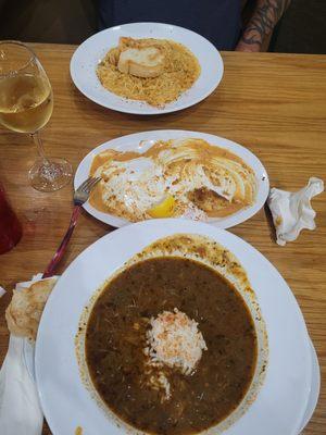 Seafood Gumbo and Hilly City seafood pasta