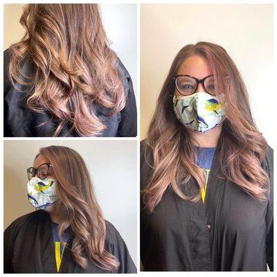 Rose Gold love highlights by Michelle