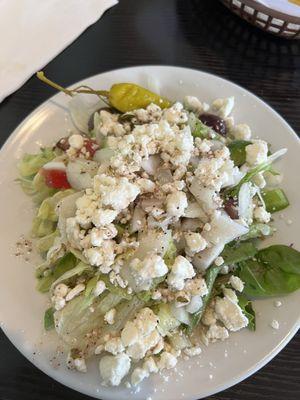 Greek salad. Big!