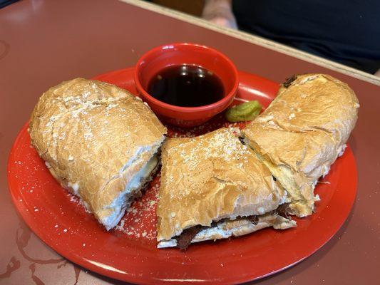 Philly Steak and Cheese with Au Jus