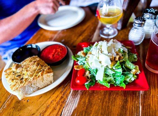 Rip Off Plate and Cesar salad