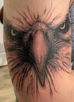 Eagle tattoo by Evil Dave