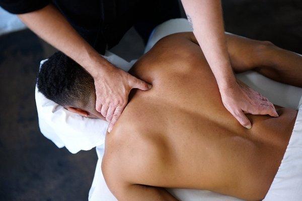 Body massage therapy.