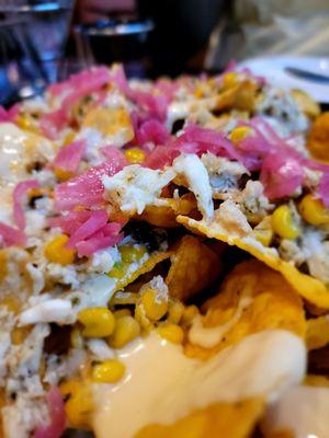 Crab nachos