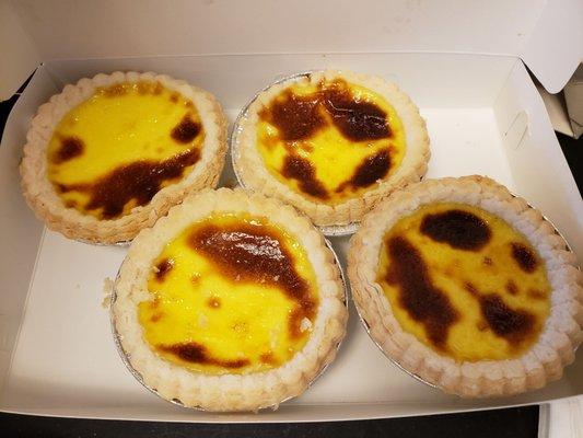 Portuguese egg tart.