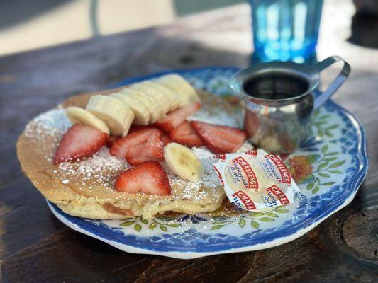 Buttermilk pancakes.