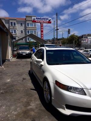 My mom and I both loved our freshly cleaned cars!!