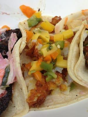 Fried Fish taco.