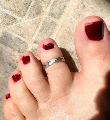 Seriously?! This is a PROFESSIONAL pedicure!