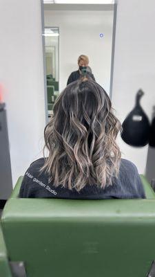 Ash blonde balayage by Nikki Huynh