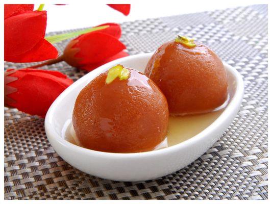 Gulab jamun 
indian traditional sweets