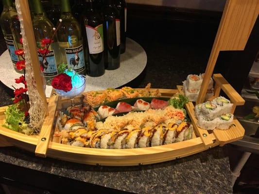 Our various sushi rolls, delicious!