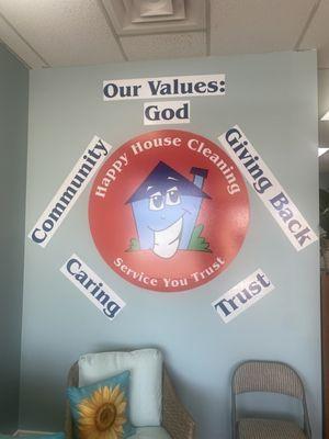 Our company and team values.