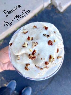 Banana Nut Muffin...One of 50+ flavors of our meal replacement shakes and smoothies