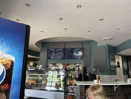 Deli area. Pick and registers are to the left.