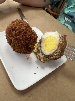 Special of the day Scottish egg