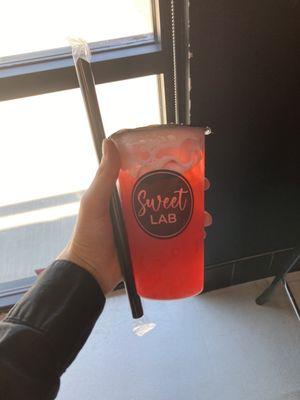 Strawberry boba