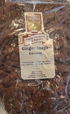 Ginger Snaps: Christmas goodness in a cookie!