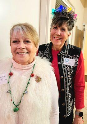 Laura Distarce (L) with Michelle Wulfe (R) - Newly Elected President of the Board