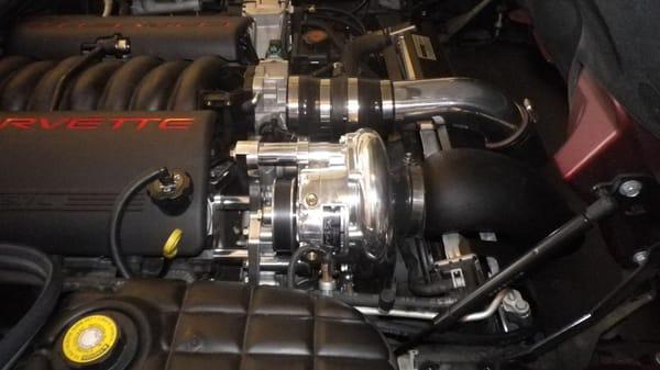 Supercharger Installed on stock 2003 50th  anniversary Manual Transmission