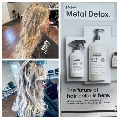 New service to remove hard water and metals from hair leaving hair shiny and bright