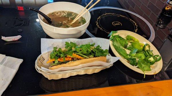 Grilled chicken Banh Mi