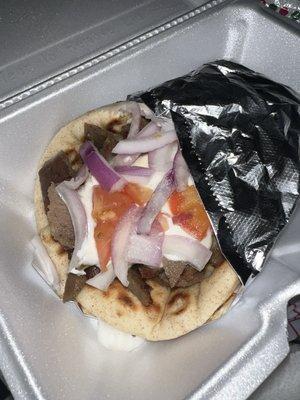 Beef gyro