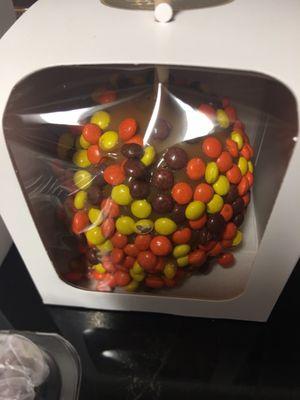 Reese's pieces caramel apple