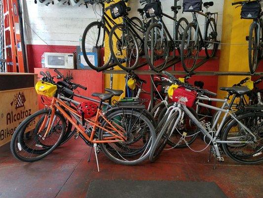 Farewell, Orange Beast. Fantastic 25 miles of urban streets, park trails, The Bridge, sand, and hilly bulls#!+. Everyday is leg day in SF!