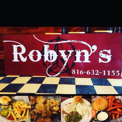 Robyn's is a small town diner,we serve burgers/sandwiches and salads but we always have a home cooked special.