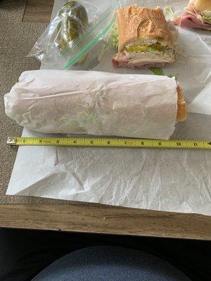 Mr. Sub half