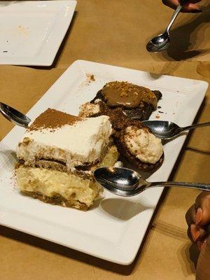 Tiramisu , Cannoli , brownie !