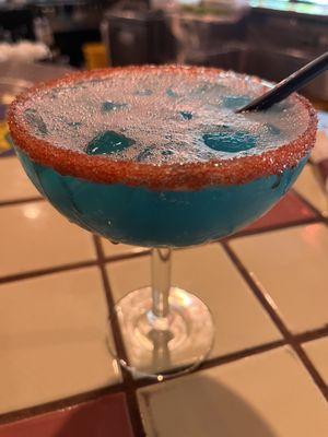 Blue Moon Margarita-not on the menu but highly recommended