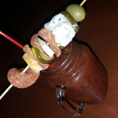 Helluva skewer helluva bloody mary.