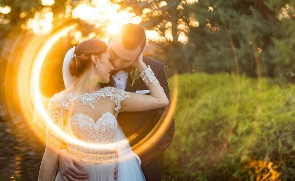 Couple formal portrait