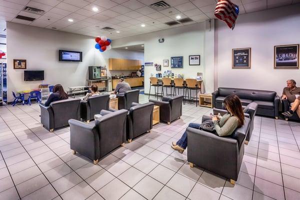 Customer lounge at San Tan Hyundai