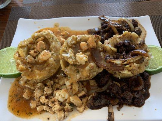 Baby Mofongo (chicken, shrimp, steak)