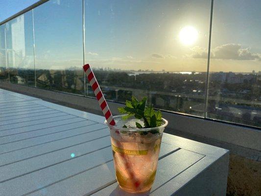 Strawberry mojito