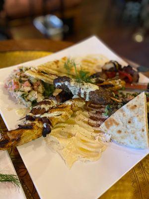 Mixed Kabob platter