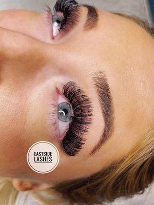 Volume eyelash extensions by Tylin