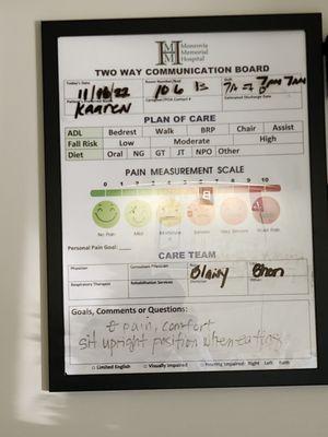 Plan of care not kept up since in checked in those facility. .