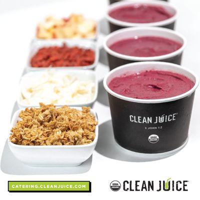 We offer catering for our entire menu, however our açaí bowl catering is the most popular!