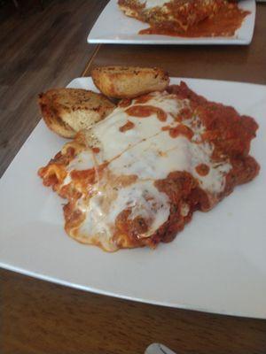 Homemade meat lasagna