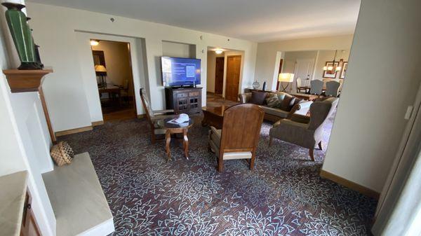 Presidential Suite sitting room and office