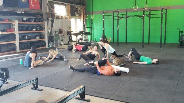 Post WOD Stretching