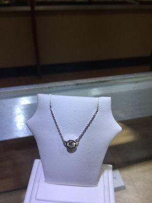 diamond pendant.