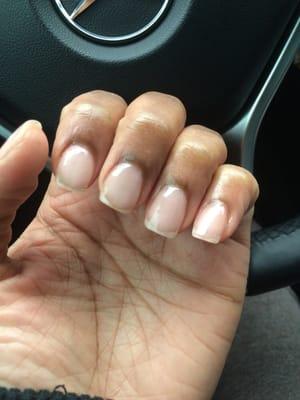 Gel nails fill-in. #classy&simple